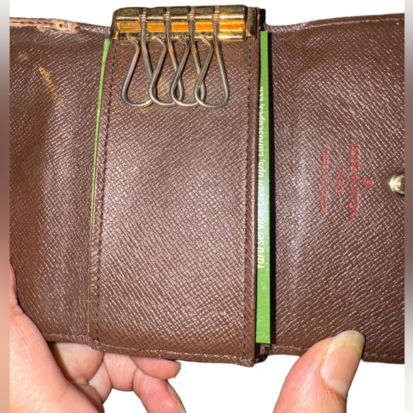 🔑 Louis Vuitton Damier Key Trifold Case - Picture 8 of 15